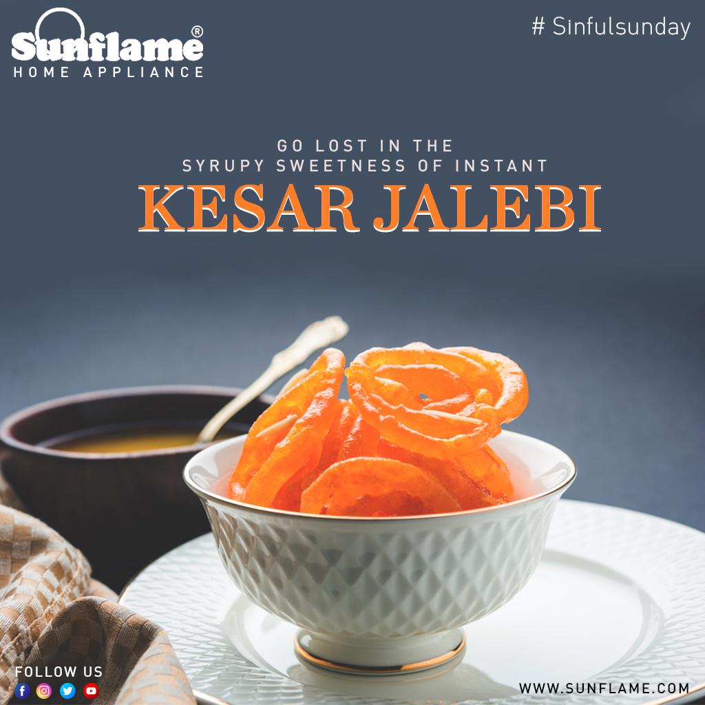 Instant Kesar Jalebi