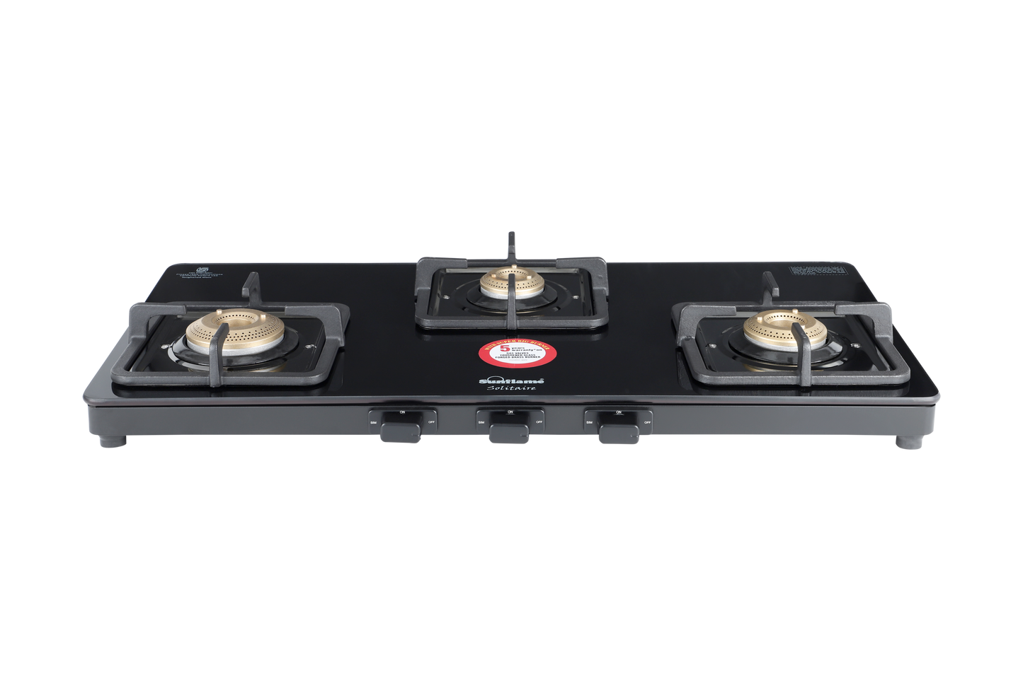 LPG STOVE GT 3B SOLITAIRE BK