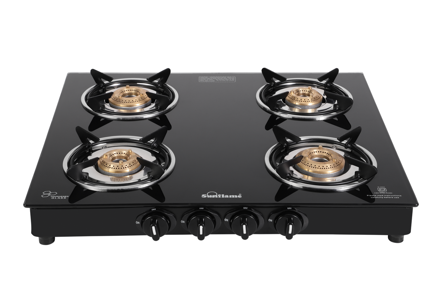 LPG STOVE GT 4B NAPLES BK
