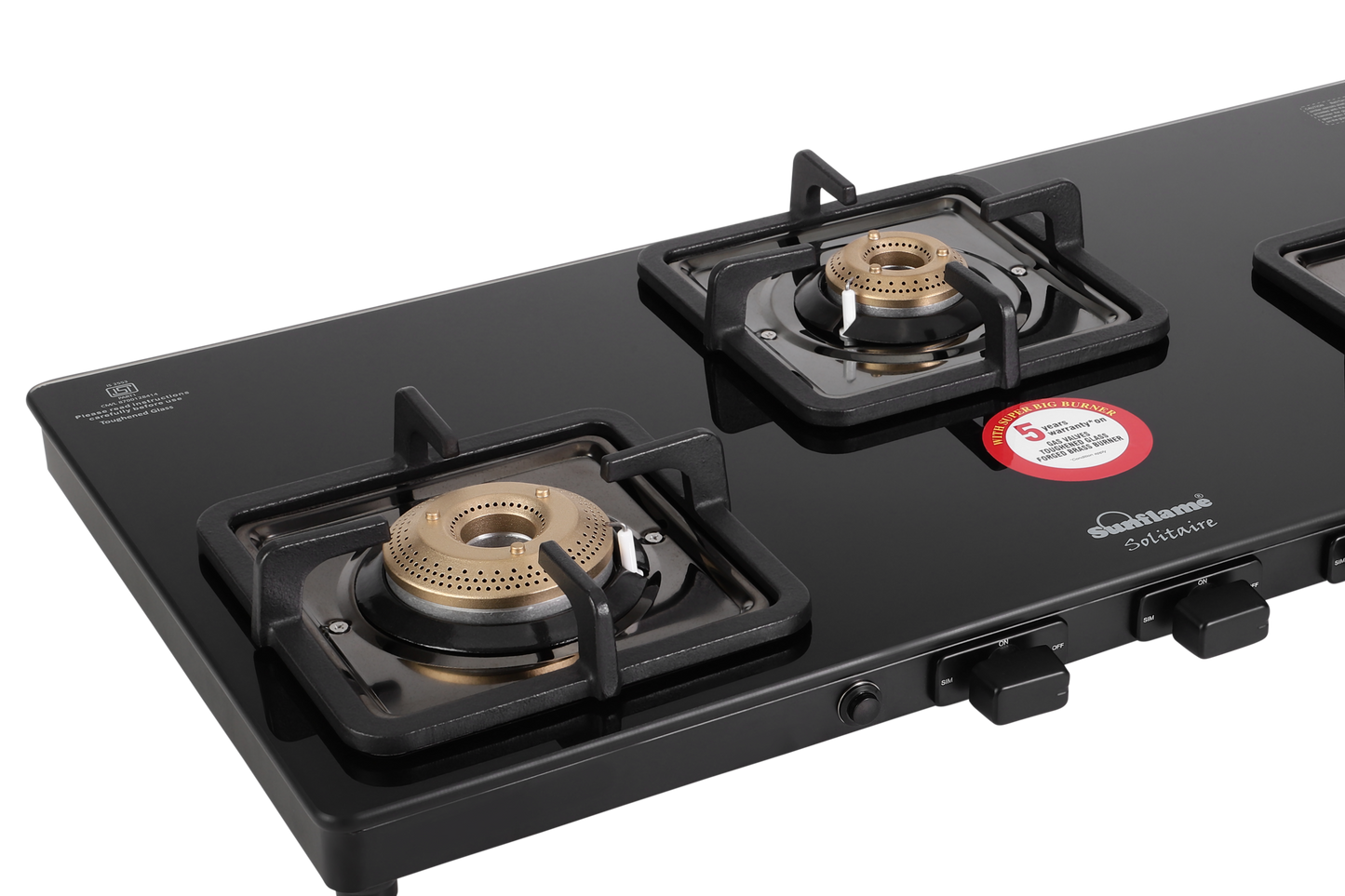 LPG STOVE GT 3B SOLITAIRE BK AI