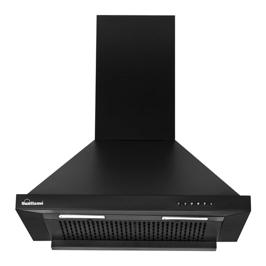 Maleo 60 FL HAC Filterless Auto-Clean Chimney | 60 cm| High Suction of 1200 m³/h | Push Button Control