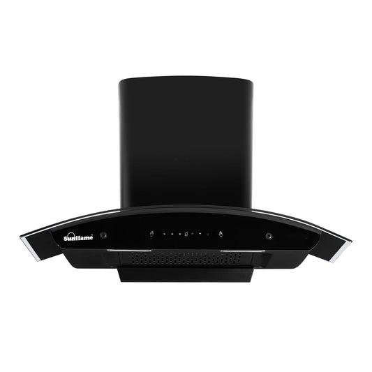 Lamia 90 FL HAC TC Filterless Auto-Clean Chimney | 90 cm | 1400 m³/h High Suction Capacity | Gesture Control with Touch Panel