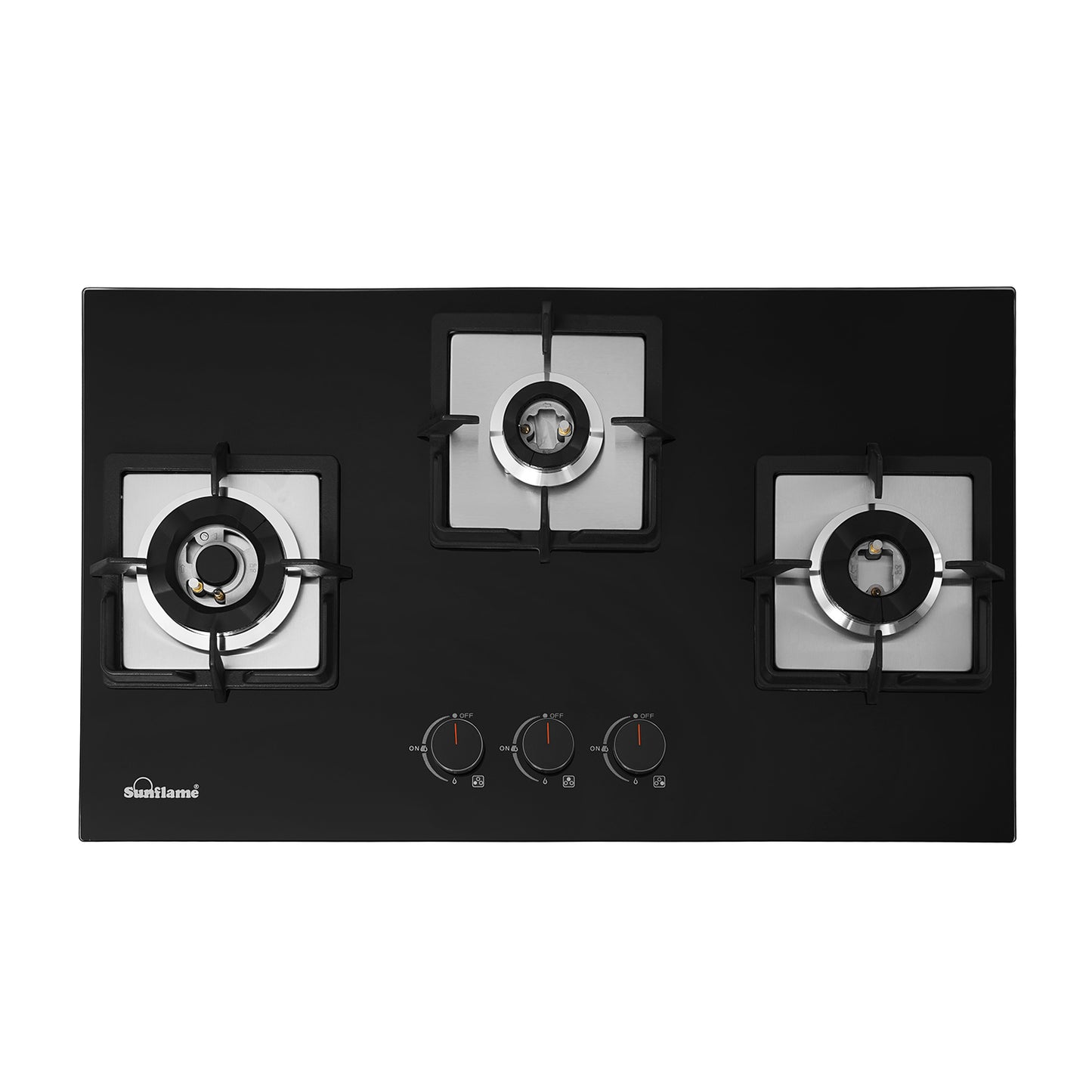 3 Burner Built-In & Countertop Flexi Hob 76 cm Wide |  Flame Failure Device