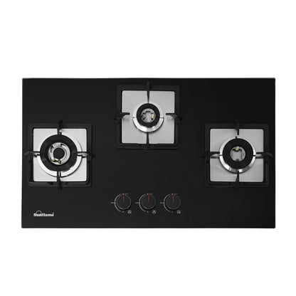 3 Burner Built-In & Countertop Flexi Hob 76 cm Wide |  Flame Failure Device