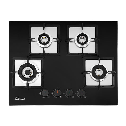 4 Burner Built-In & Countertop Flexi Hob 65 cm Wide | Flame Failure Detection