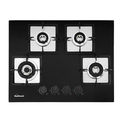 4 Burner Built-In & Countertop Flexi Hob 65 cm Wide | Flame Failure Device