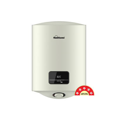 Sunflame Rolig DG Geyser 15 Litre Water Heater with Digital Display | Suitable for Hard Water | Energy Efficient 5 Star Rating | Advanced 4 layered Safety | 5 Year Inner Tank Warranty by Sunflame