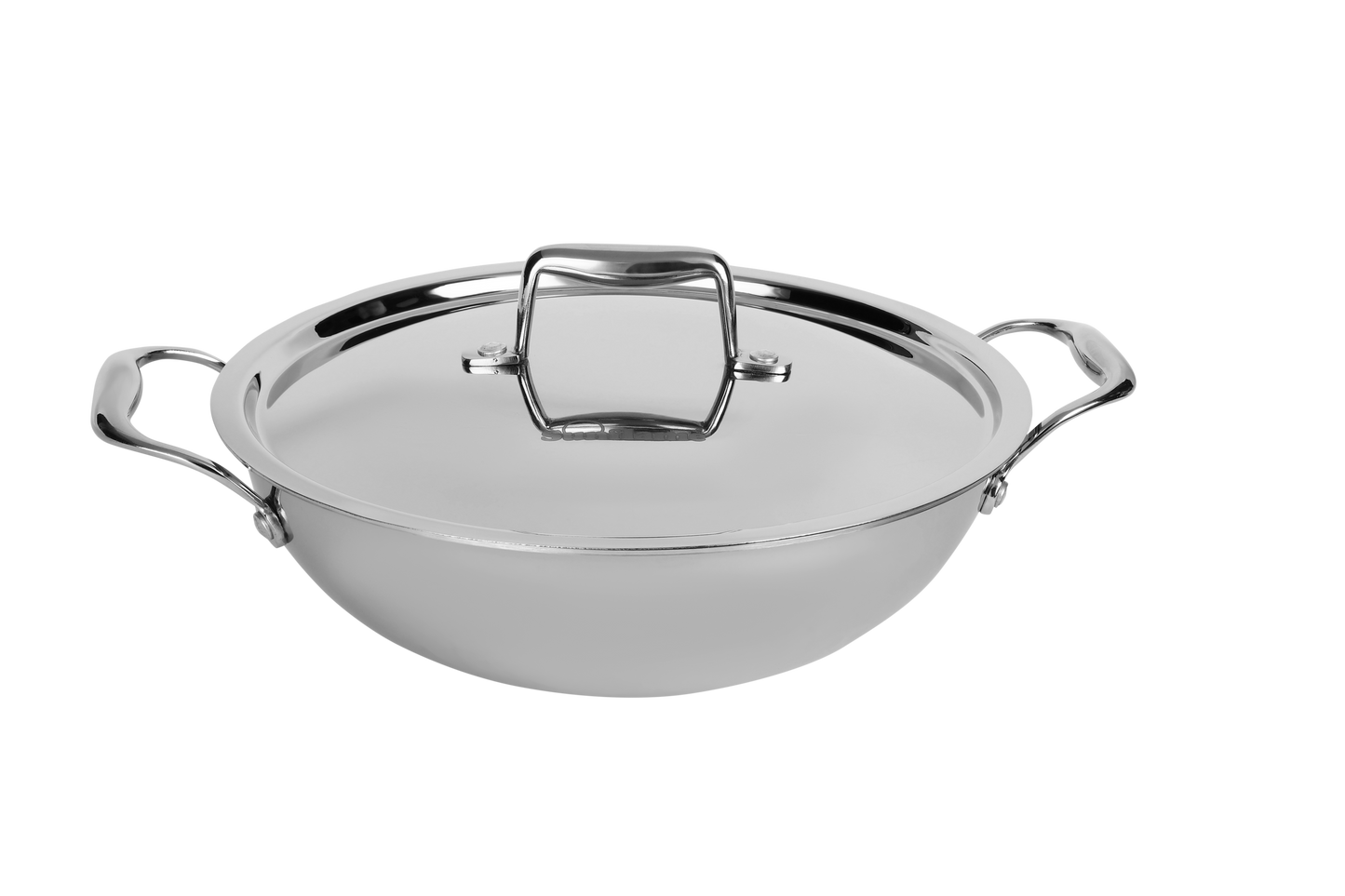ORCHID TRIPLY-KADHAI SS LID-26 CM 4L
