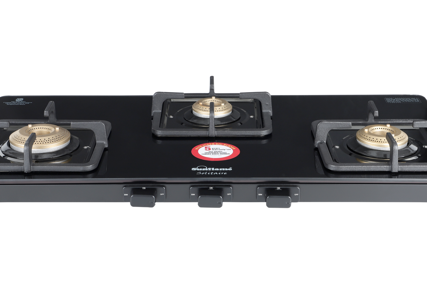 LPG STOVE GT 3B SOLITAIRE BK