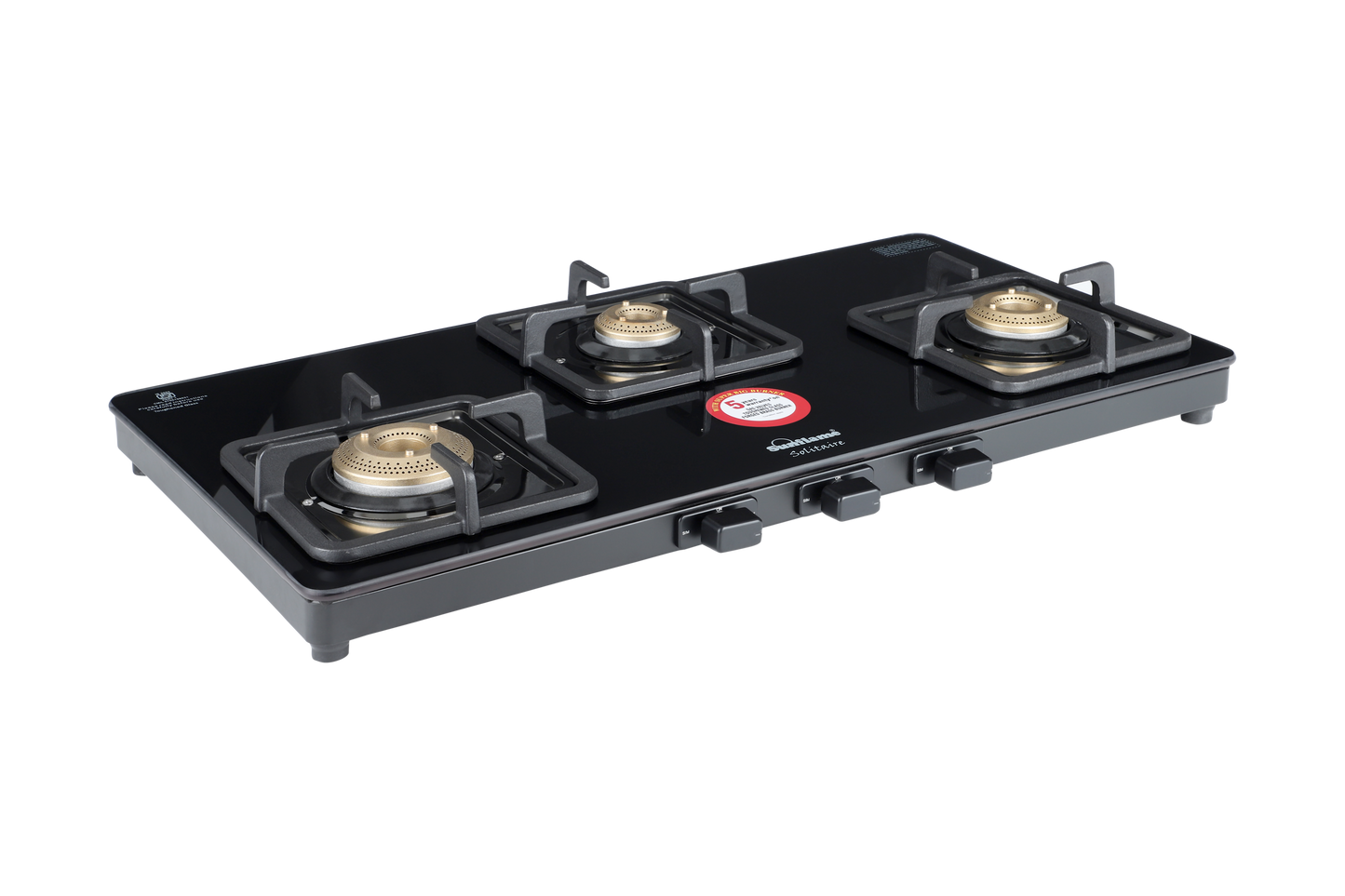 LPG STOVE GT 3B SOLITAIRE BK