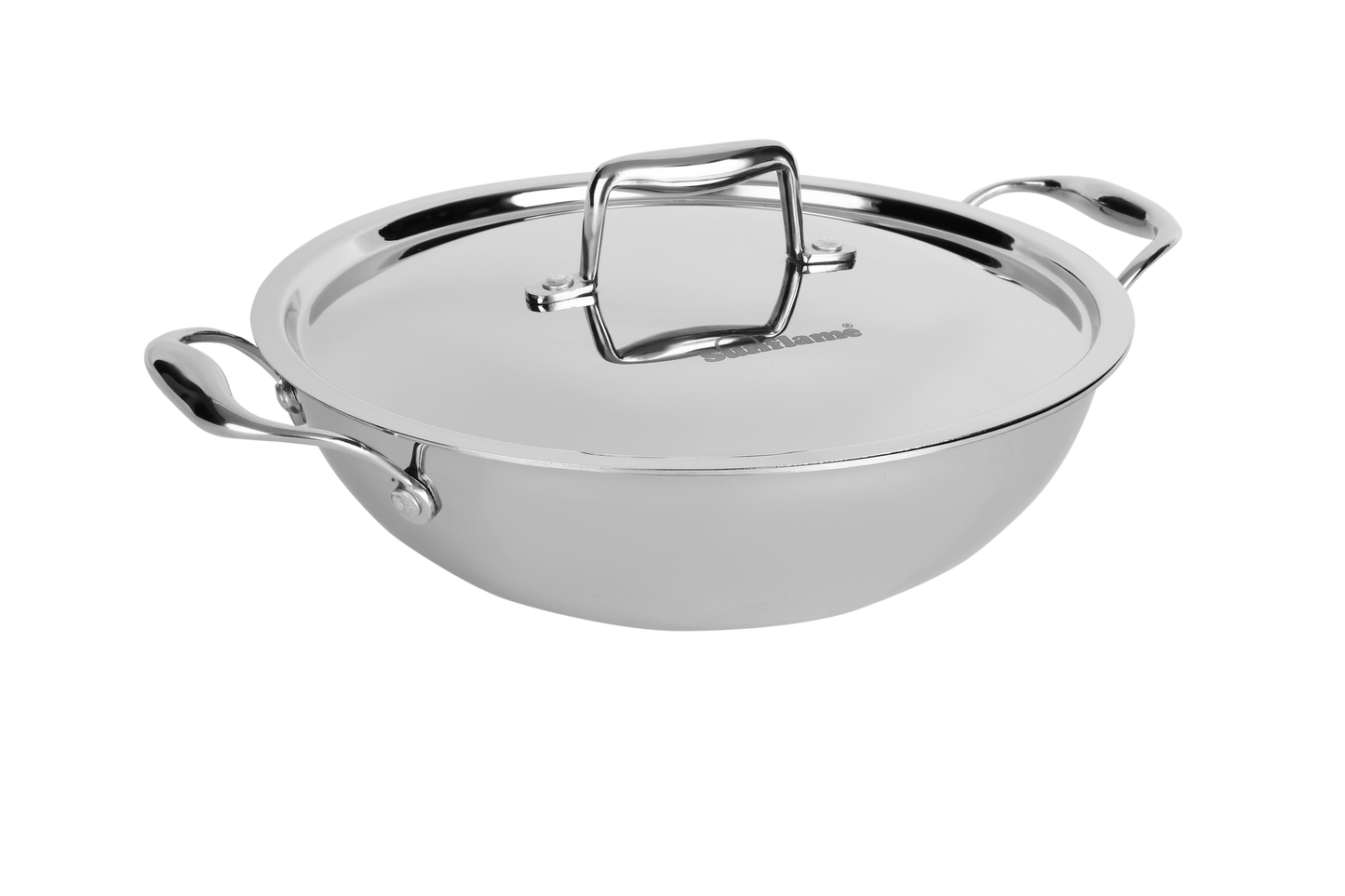 ORCHID TRIPLY-KADHAI SS LID-26 CM 4L