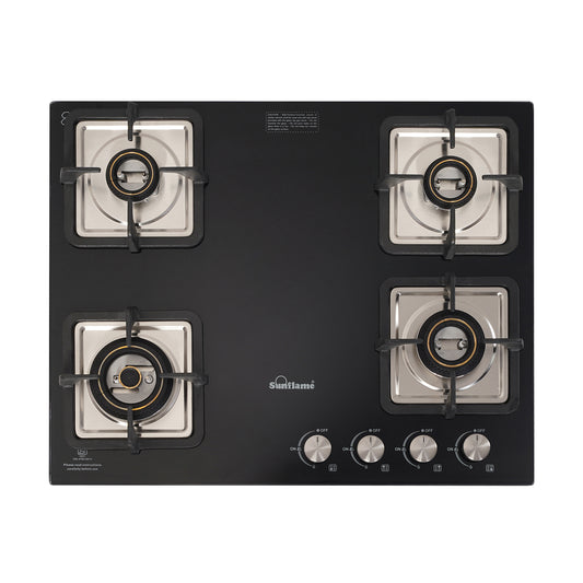 SFD 465 BCS 4 Burner Built-In & Countertop Flexi Hob 65 cm Wide | Ultra-Slim Body | 5 Year Glasstop Warranty