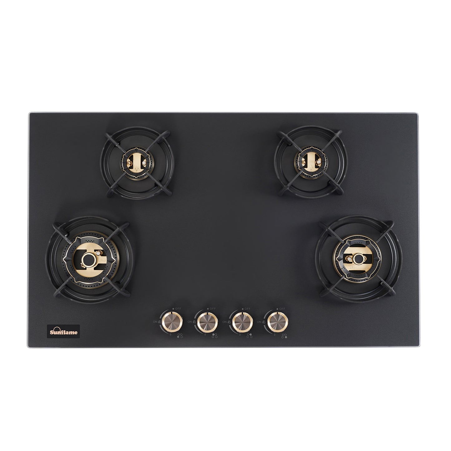 SHA 487 OBR 4 Burner Built-In & Countertop Flexi Hob 87 cm Wide | Flame Failure Device | 10 Year Glasstop Warranty