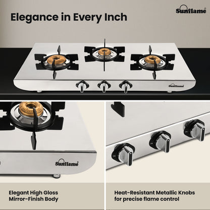 G/S 3 BNR GAS STOVE SSH 2MM