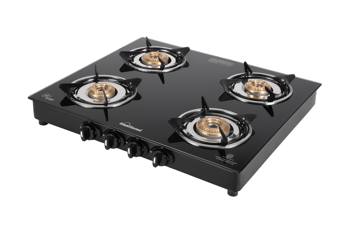 LPG STOVE GT 4B NAPLES BK