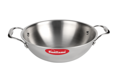 ORCHID TRIPLY-KADHAI SS LID-24 CM 2.7L