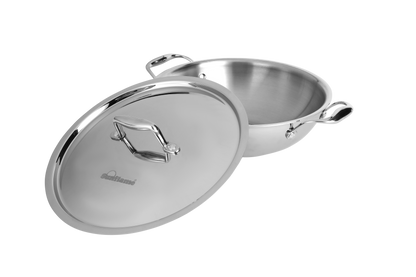 ORCHID TRIPLY-KADHAI SS LID-26 CM 4L