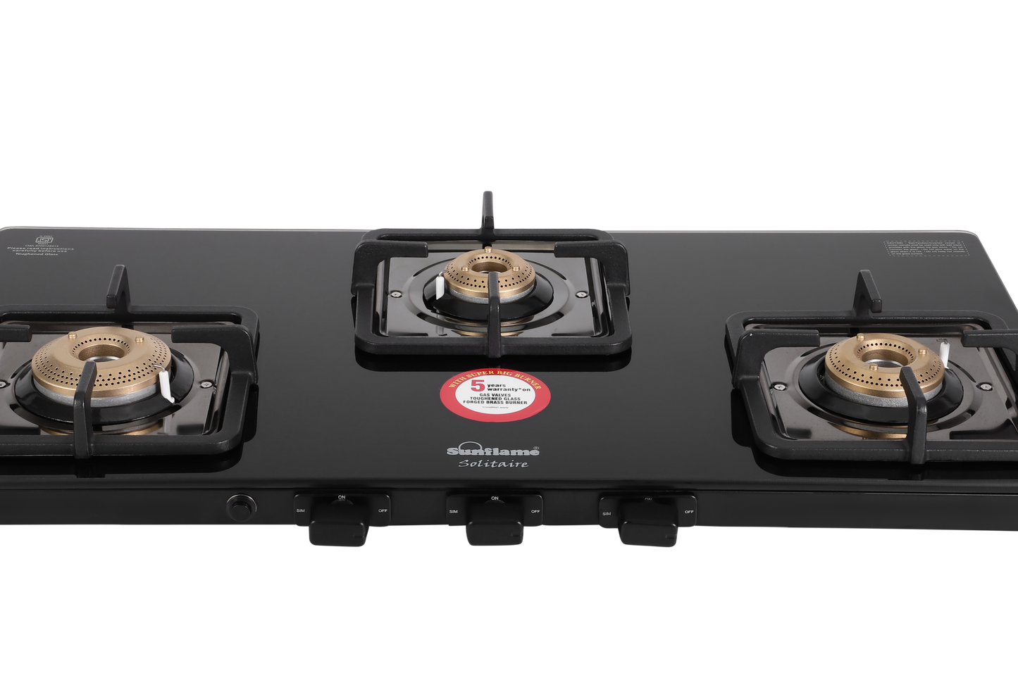 LPG STOVE GT 3B SOLITAIRE BK AI