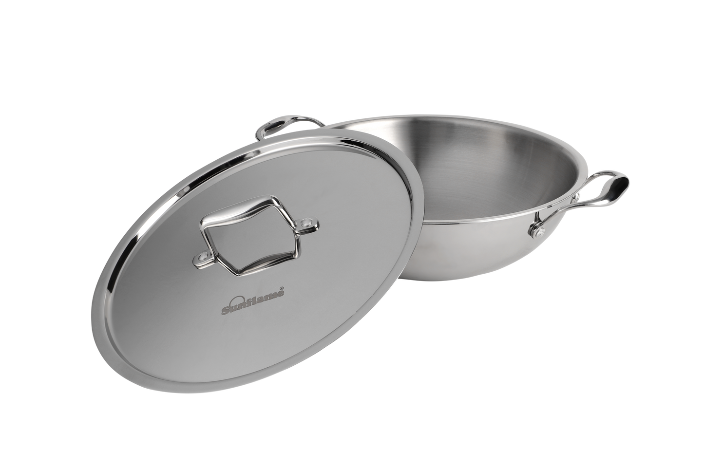 ORCHID TRIPLY-KADHAI SS LID-28 CM 4.4L