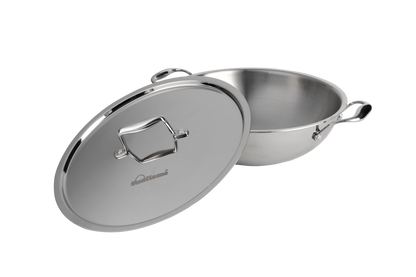ORCHID TRIPLY-KADHAI SS LID-28 CM 4.4L