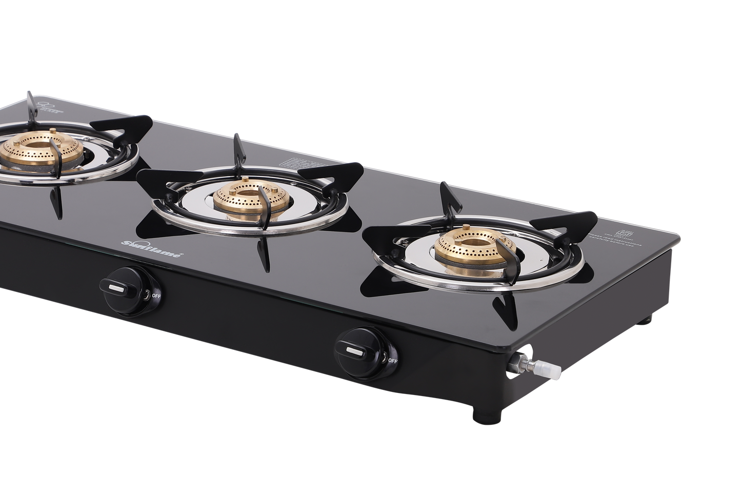 LPG STOVE GT 3B NAPLES BK