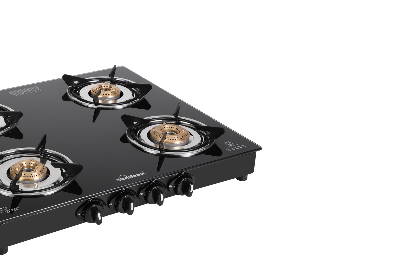 LPG STOVE GT 4B NAPLES BK