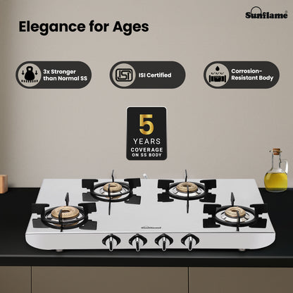 G/S 4 BNR GAS STOVE SSH 2MM