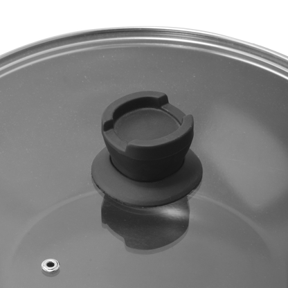 CREMARE KADHAI WITH GLASS LID 260 MM