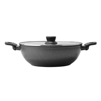 GRANUM KADHAI WITH GLASS LID 280 MM