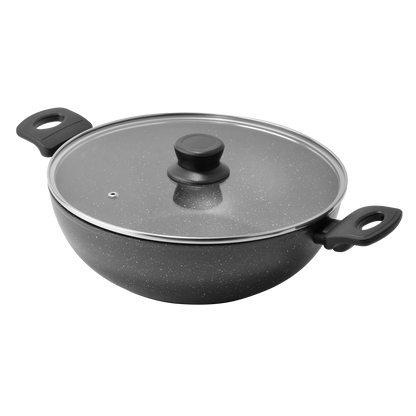 GRANUM KADHAI WITH GLASS LID 280 MM