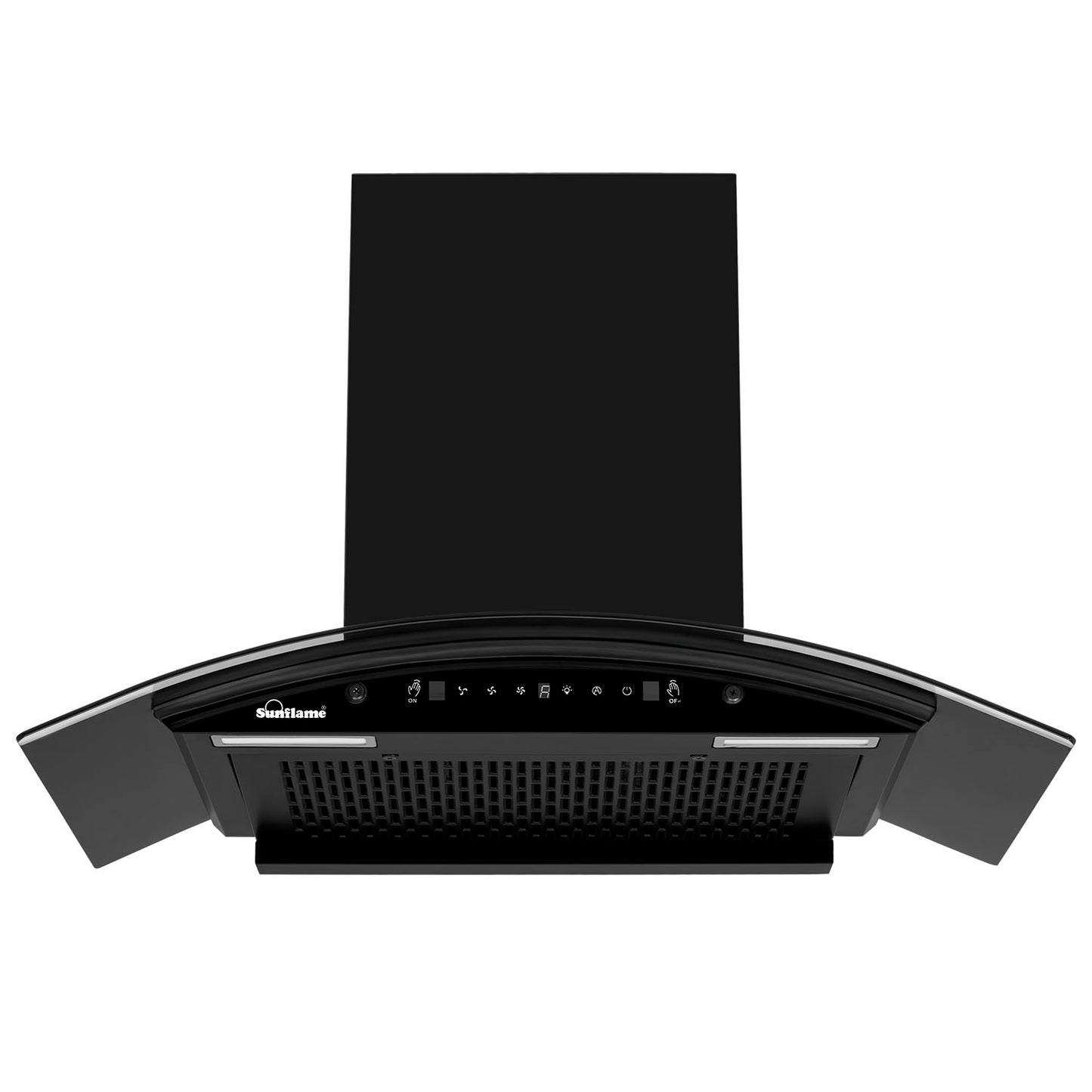 Sunflame Roma 75 cm Filterless Auto-Clean Chimney | 1200 m³/h High Suction Capacity
