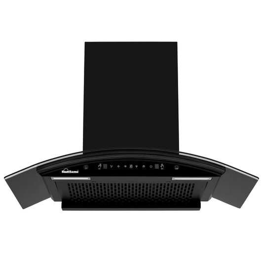 Sunflame Roma 75 cm Filterless Auto-Clean Chimney | 1200 m³/h High Suction Capacity