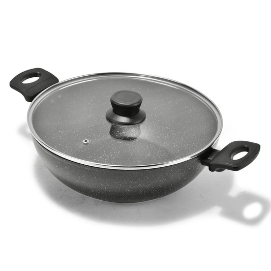 GRANUM KADHAI WITH GLASS LID 260 MM
