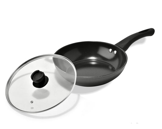 CREMARE FRYPAN WITH GLASS LID 200 MM