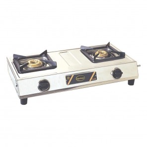 SUPERFLAME GAS STOVE KLASS S/S FITTED WITH BRASS BURNER